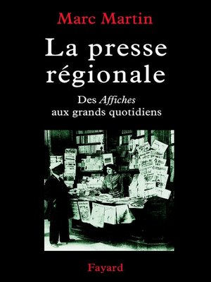 cover image of La Presse régionale